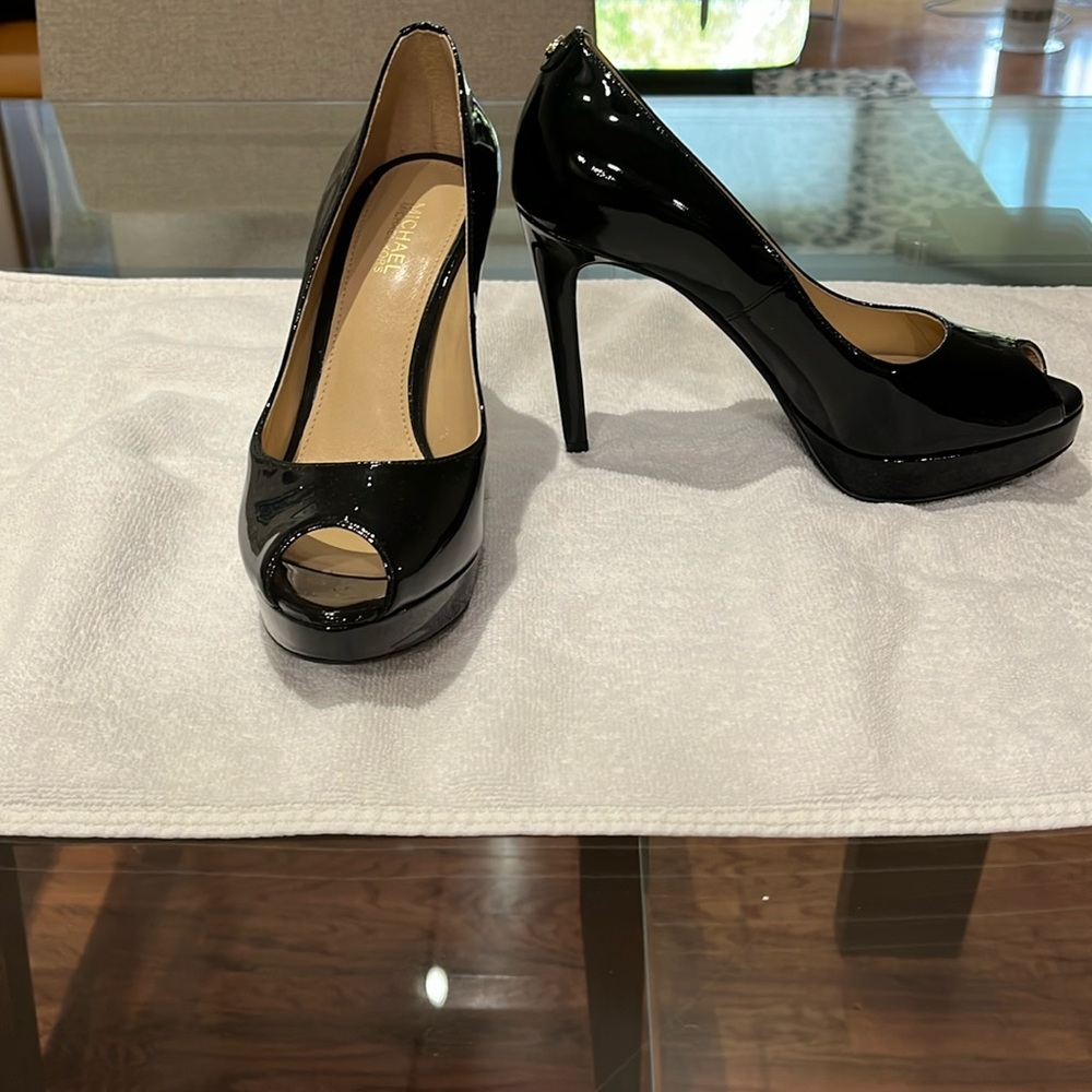 Michael Kors Peep Toe Platform Heels